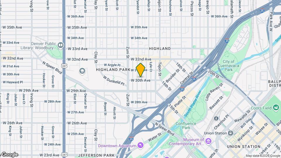 2221 W 30th Ave Mapa y Detalles de la Ubicación
