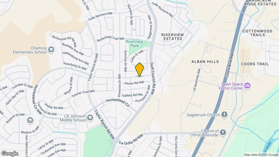 4608 Homestead Trail NW Map and Location Details