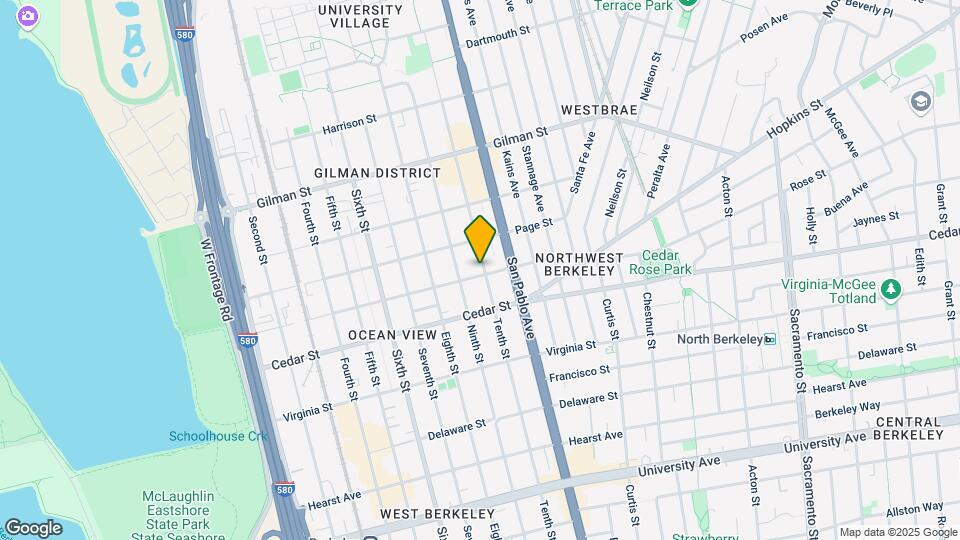 1480 Tenth St Map and Location Details