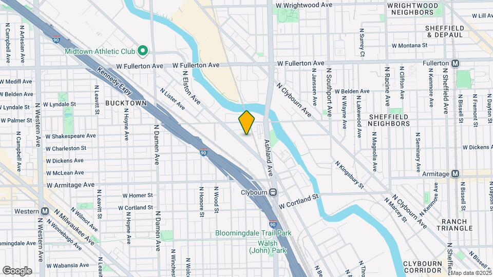2131 N Elston Ave Map and Location Details