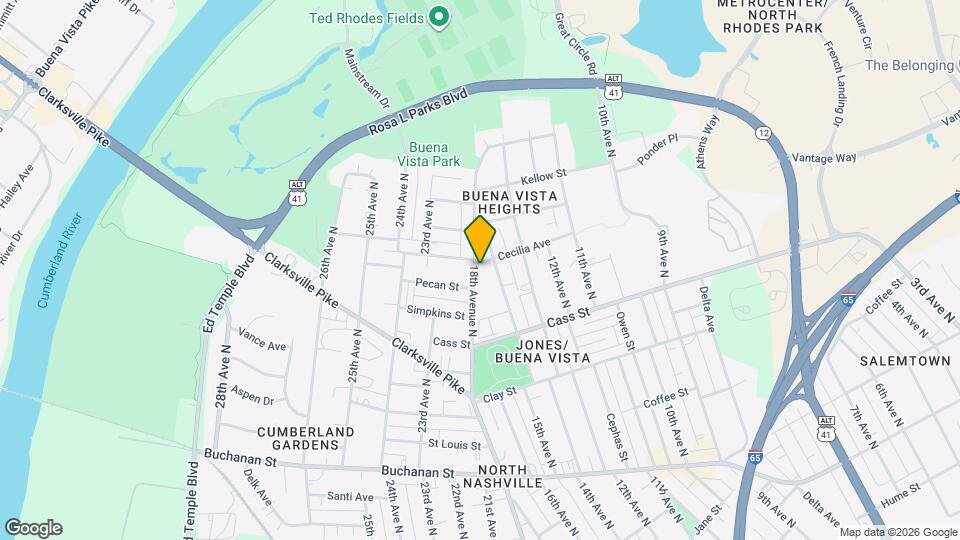 2144 18th Avenue N Map and Location Details