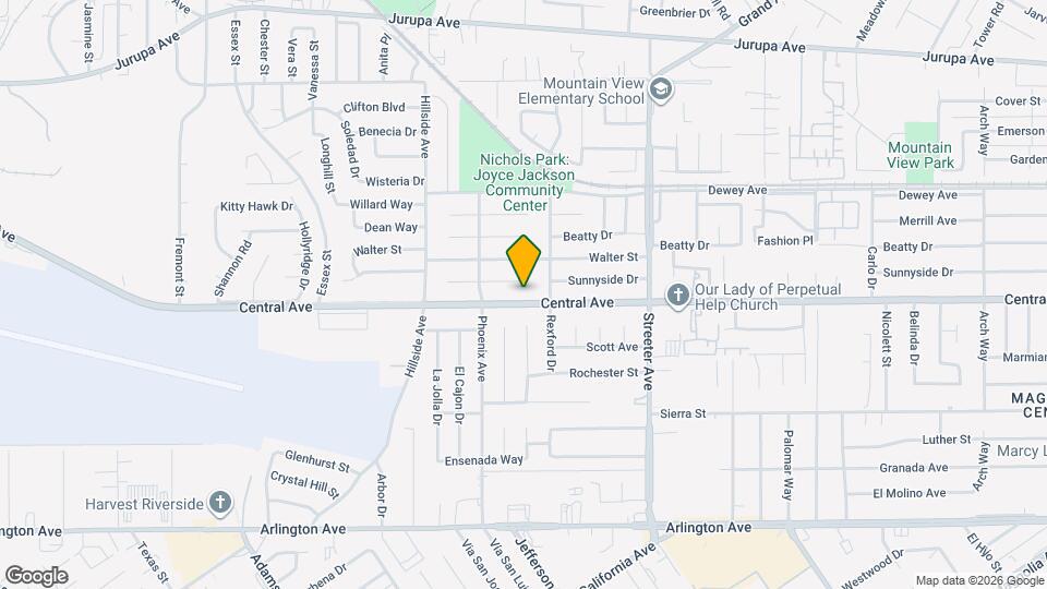 5531 Central Ave Map and Location Details