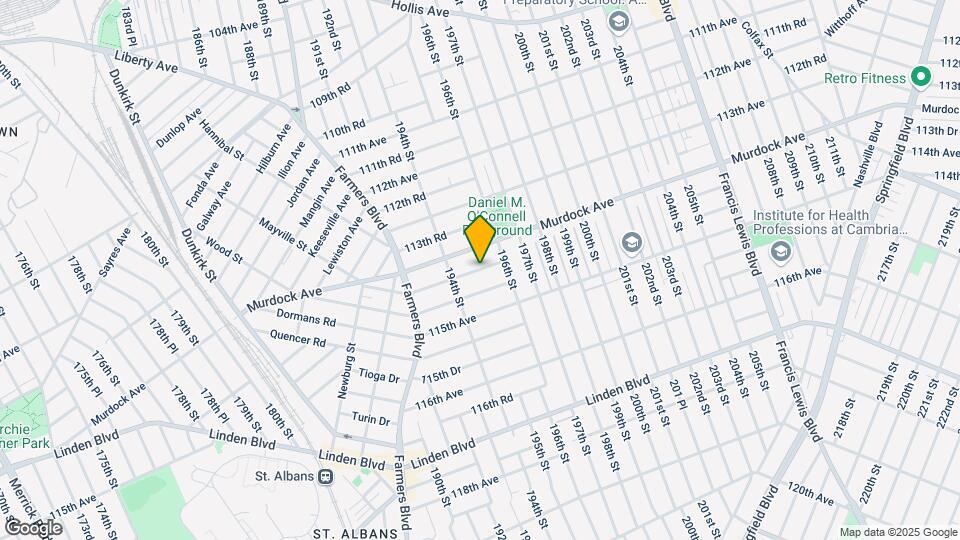 121-17 194th St Map and Location Details