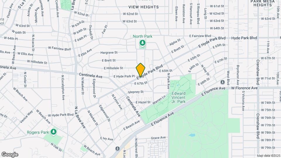 576 E Hyde Park Blvd Map and Location Details
