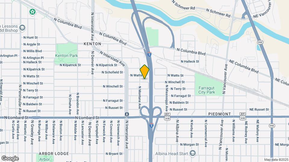 1215 N Winchell St Map and Location Details