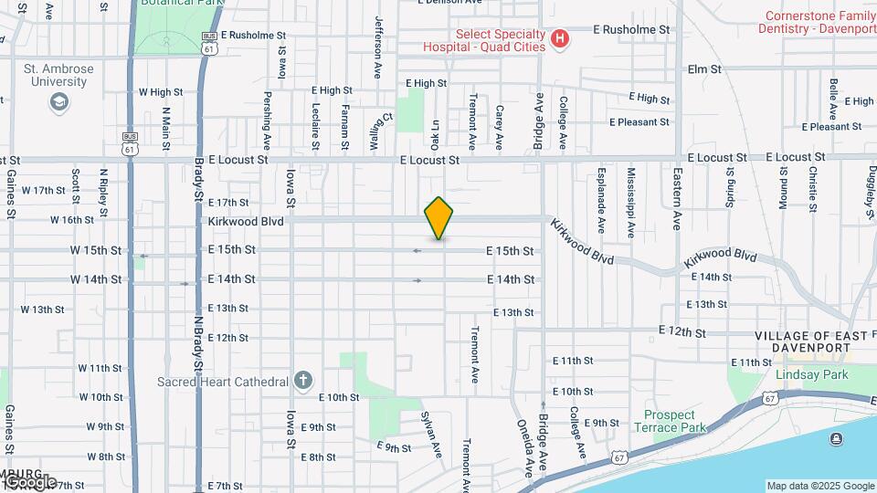 1504 Arlington Ave Mapa y Detalles de la Ubicación