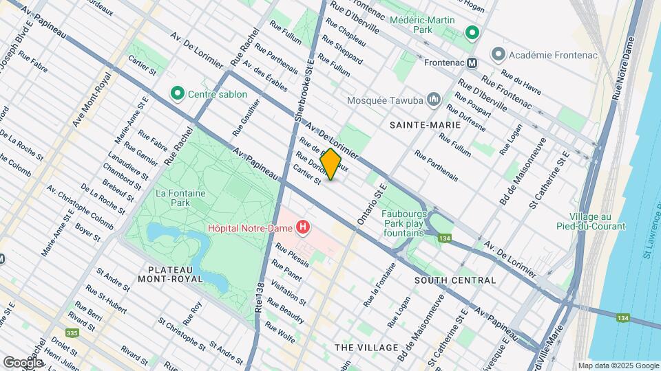 2169-2179 Cartier Map and Location Details