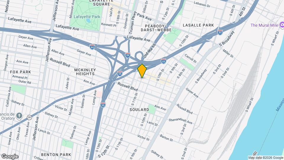 1051 Allen Ave Map and Location Details