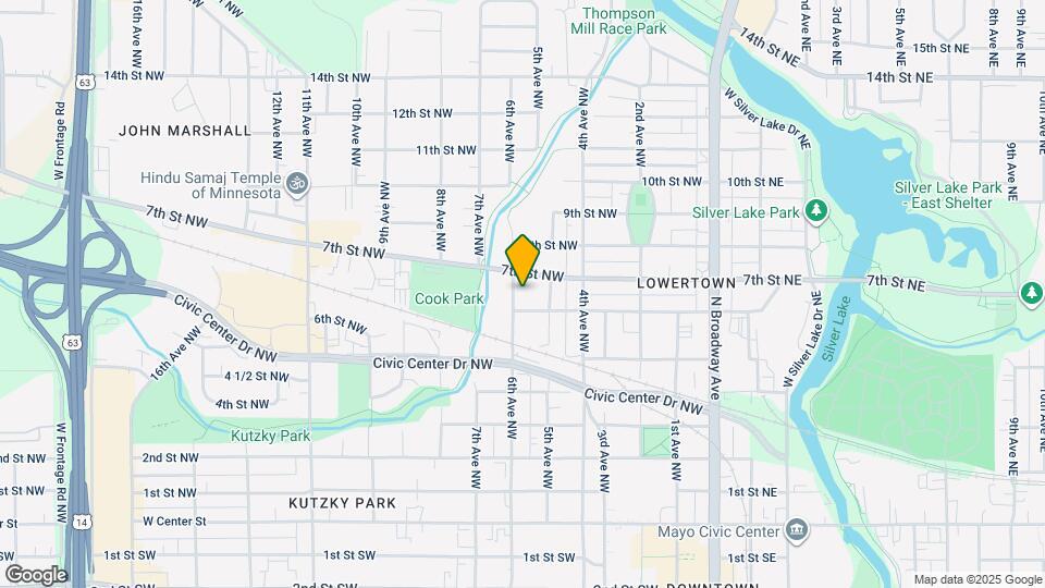 610 6th Ave NW Map and Location Details