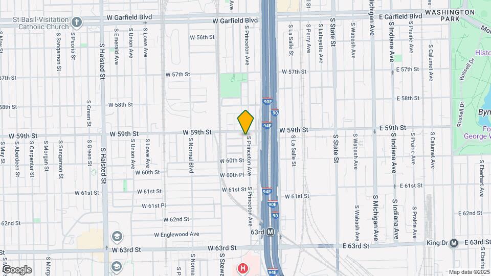 5910 S Princeton Ave Map and Location Details