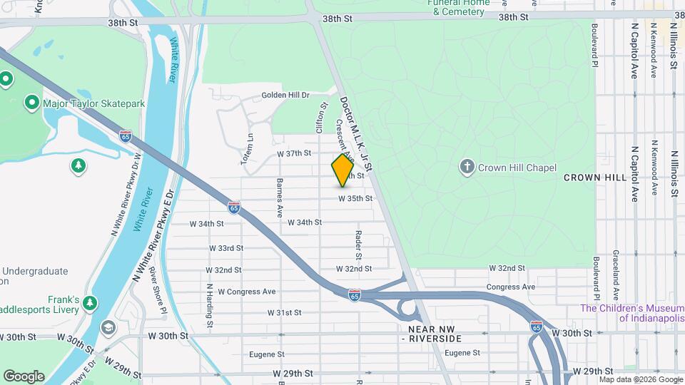 1026 W 35th St Map and Location Details