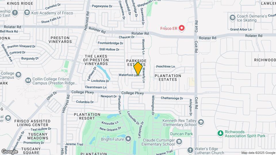 11761 Waterford Ln Map and Location Details