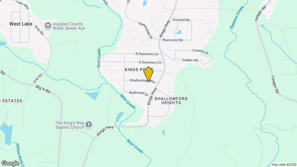 6212 Shallowford Way Map and Location Details