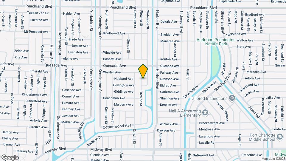 1346 Fireside St Mapa y Detalles de la Ubicación
