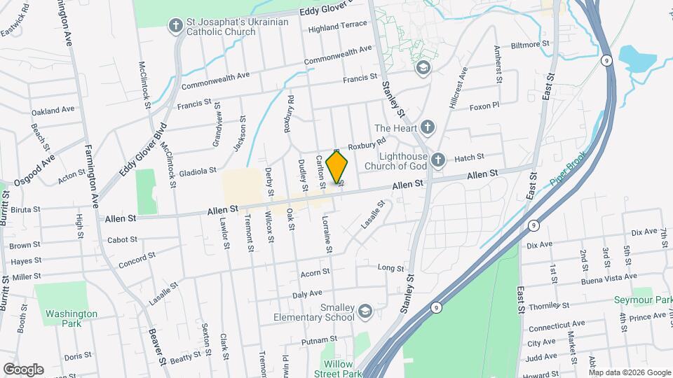 402 Allen St Map and Location Details