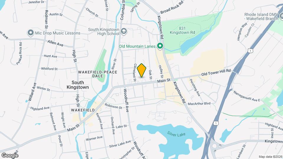 121 Main St, Unit B Map and Location Details