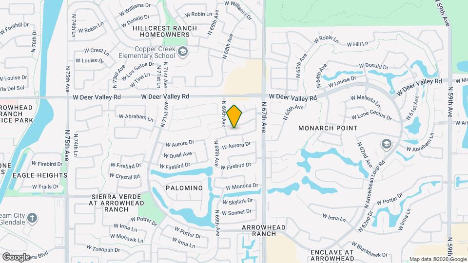 6804 W Lone Cactus Dr Map and Location Details