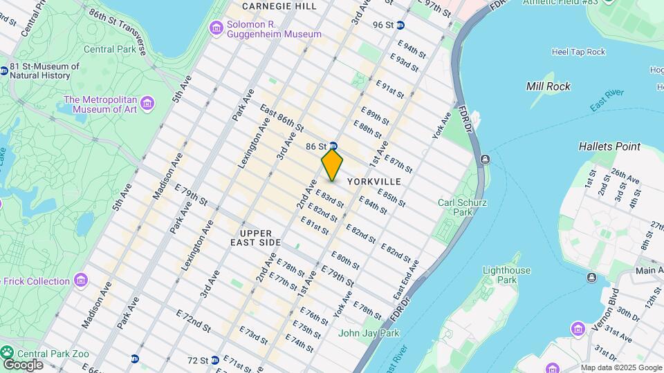 324-326 E 84th St Mapa y Detalles de la Ubicación