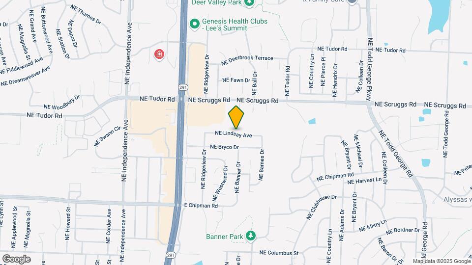1104 NE Lindsay Ave Map and Location Details