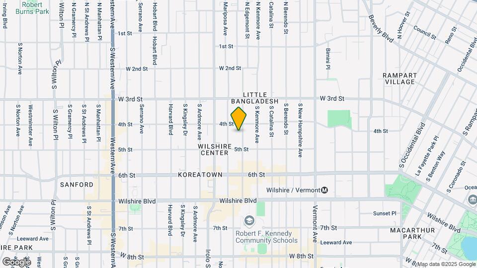 425 S Alexandria Ave Map and Location Details