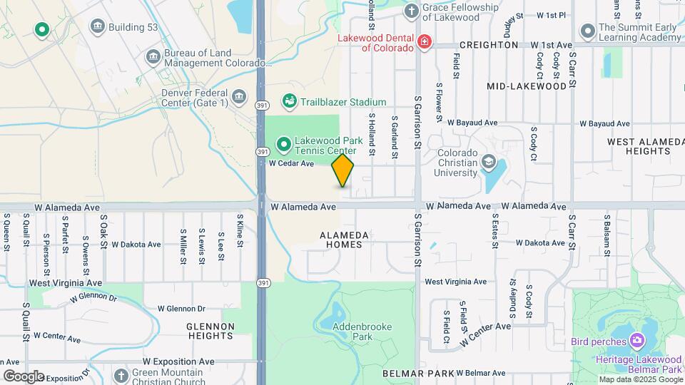 9537 W Alameda Ave, Unit 9537 Map and Location Details
