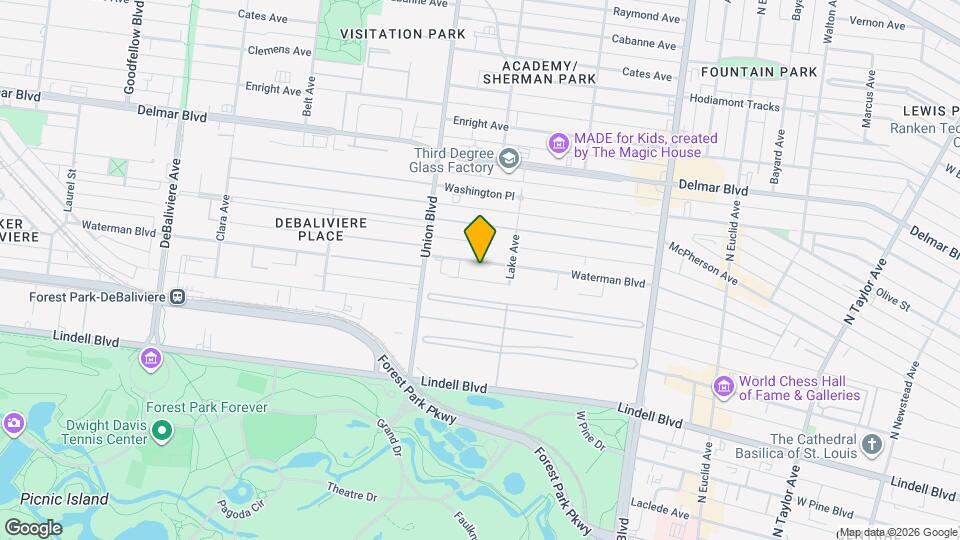 5236 Waterman Blvd, Unit C Map and Location Details