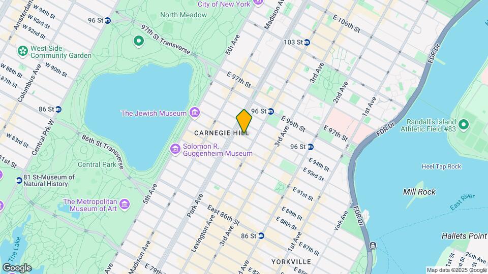 118 E 92nd St Map and Location Details