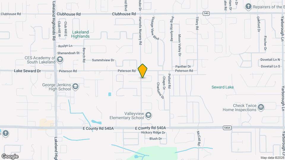 2864 Meridian Point Ln Map and Location Details