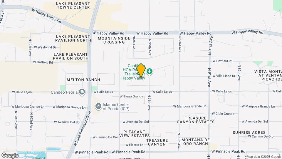 9555 W Park View Ln Map and Location Details