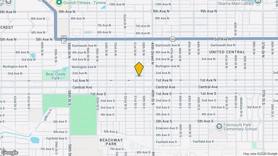 5035 1st Ave N Map and Location Details