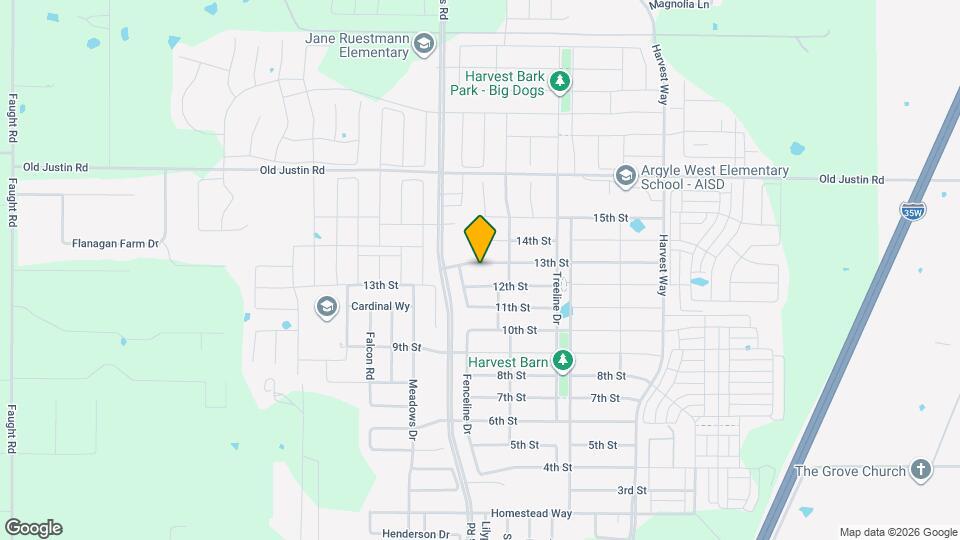 1521 13th St Map and Location Details