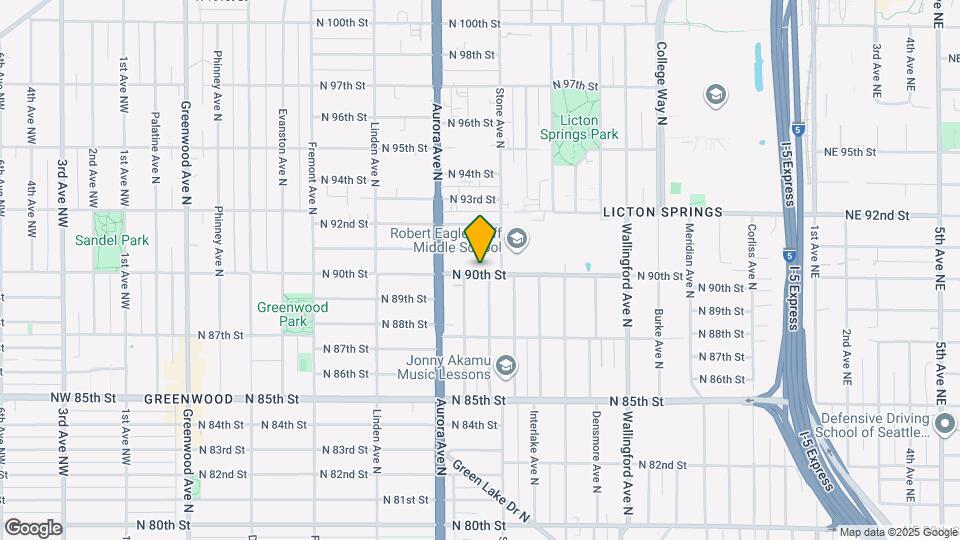 1134 N 90th St Map and Location Details