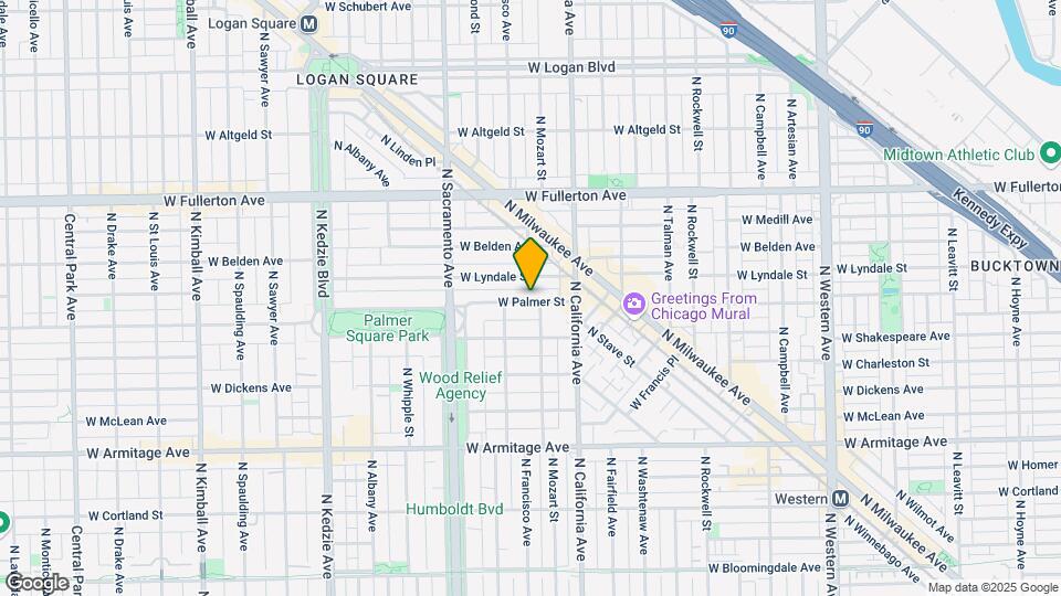2844 W Palmer St Mapa y Detalles de la Ubicación