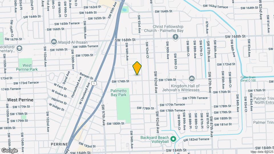 9334 SW 173rd Terrace Map and Location Details