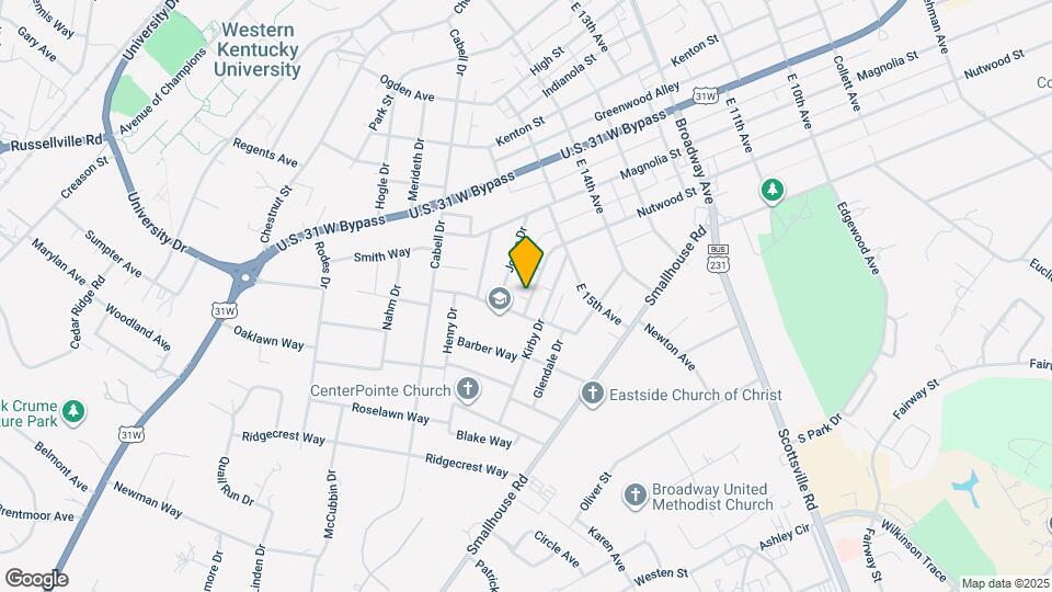 1611 Nutwood St Map and Location Details