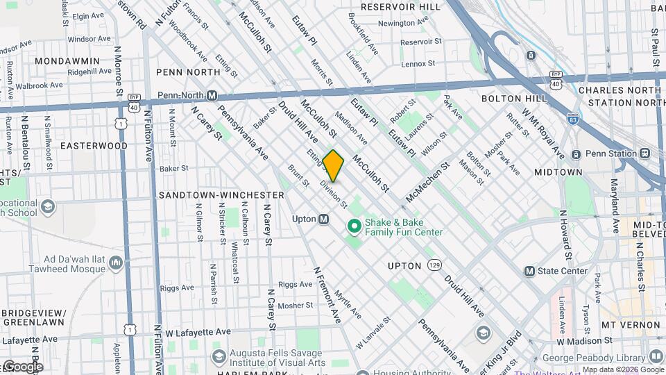 1833 Division St Mapa y Detalles de la Ubicación