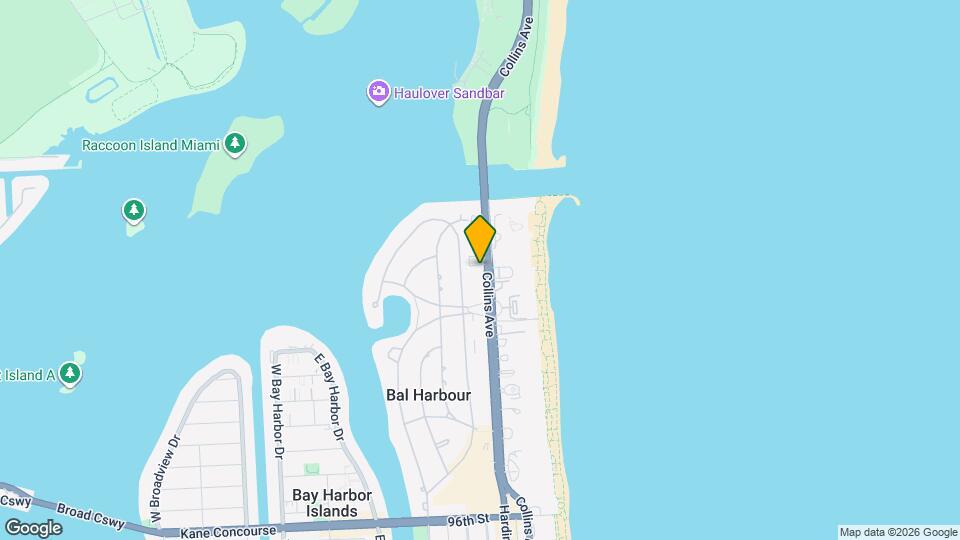 10230 Collins Ave, Unit Bal Bridge South Mapa y Detalles de la Ubicación