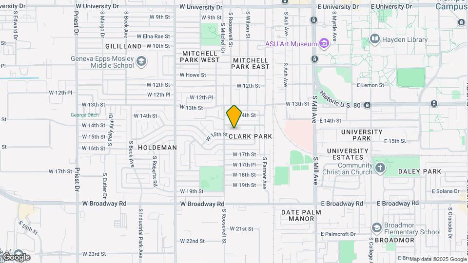 530 W 15th St Map and Location Details