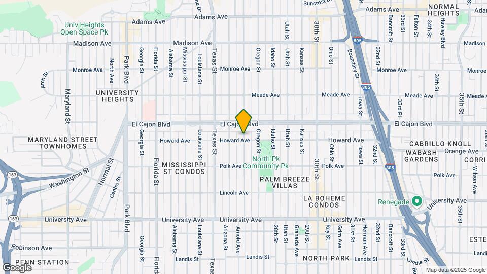 4214 Hamilton St Mapa y Detalles de la Ubicación