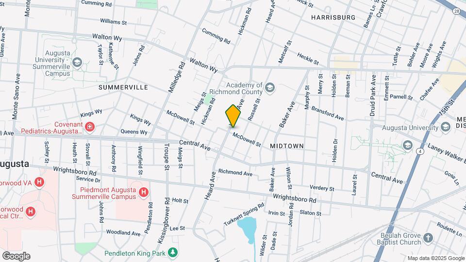 978 Heard Ave Mapa y Detalles de la Ubicación