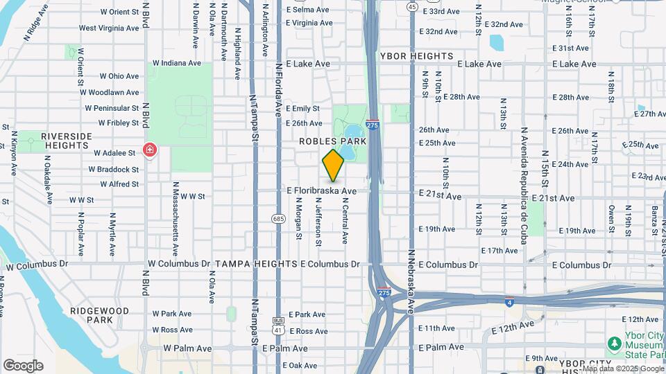 410 E Floribraska Ave Map and Location Details