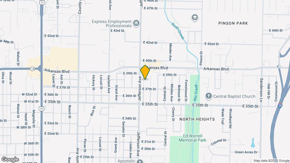 3718 Bann Ave Map and Location Details