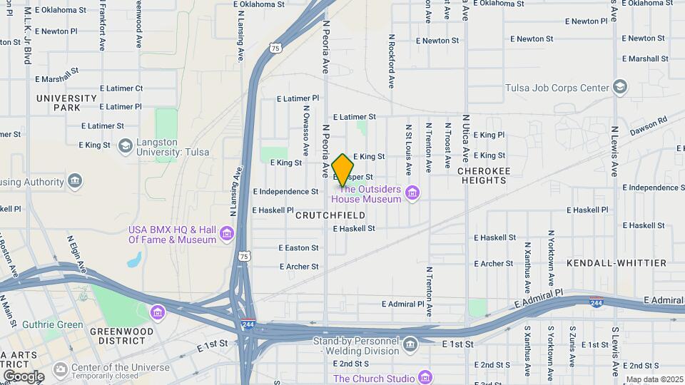 802 N Quaker Ave Map and Location Details