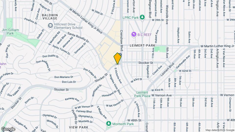 3618 Stocker St Map and Location Details