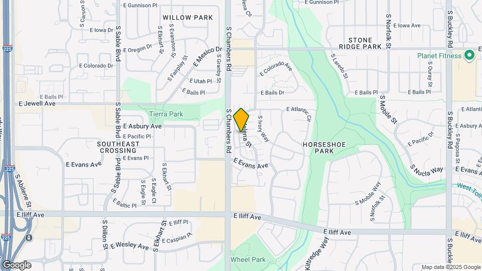 2001 S Helena St Map and Location Details