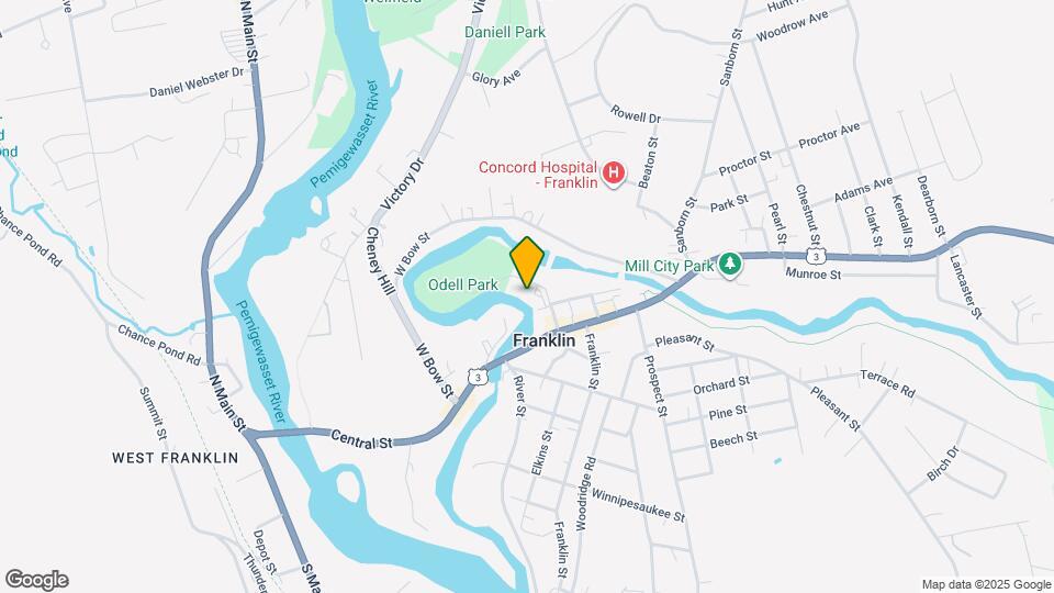 Franklin Light and Power Mill Mapa y Detalles de la Ubicación