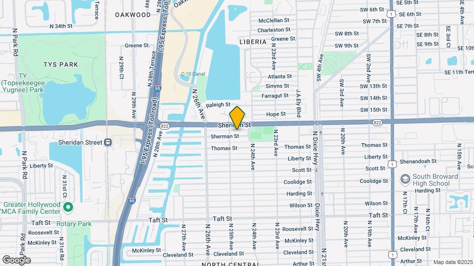 2433 Sherman St, Unit 2433 Map and Location Details