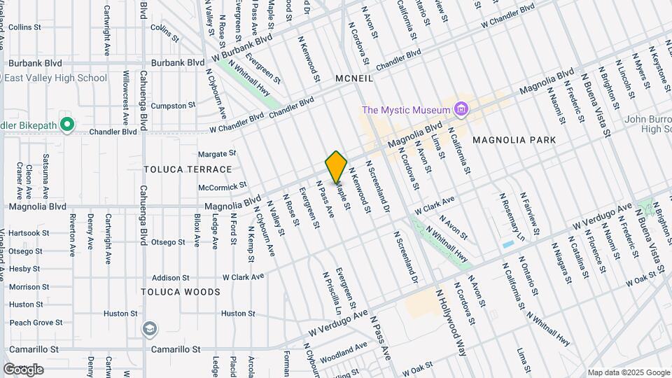 925 1/2 N Maple St, Unit 925 Map and Location Details