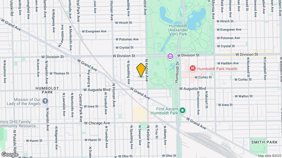 3220 W Cortez St Map and Location Details