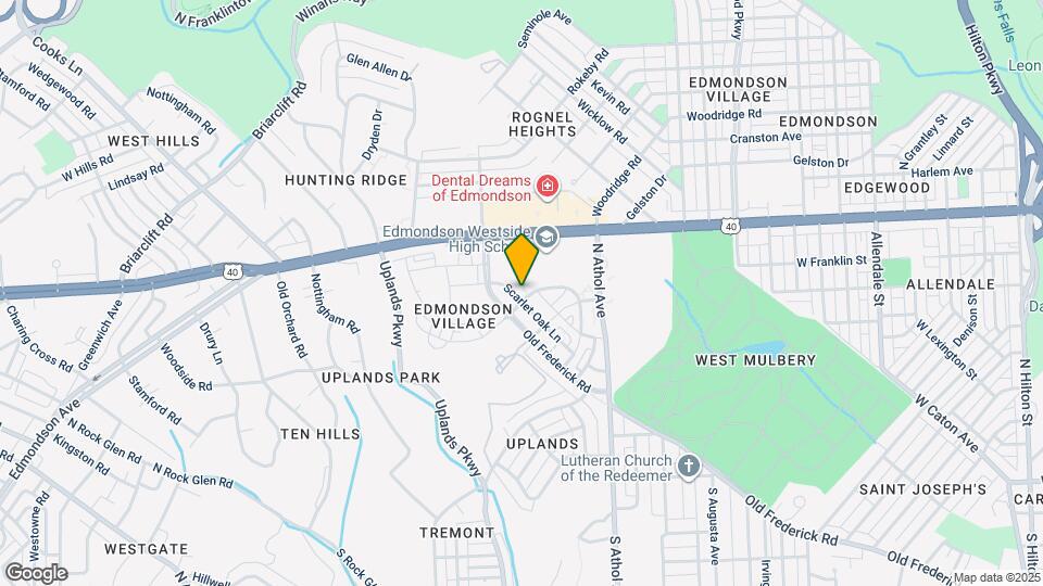 Uplands Map and Location Details